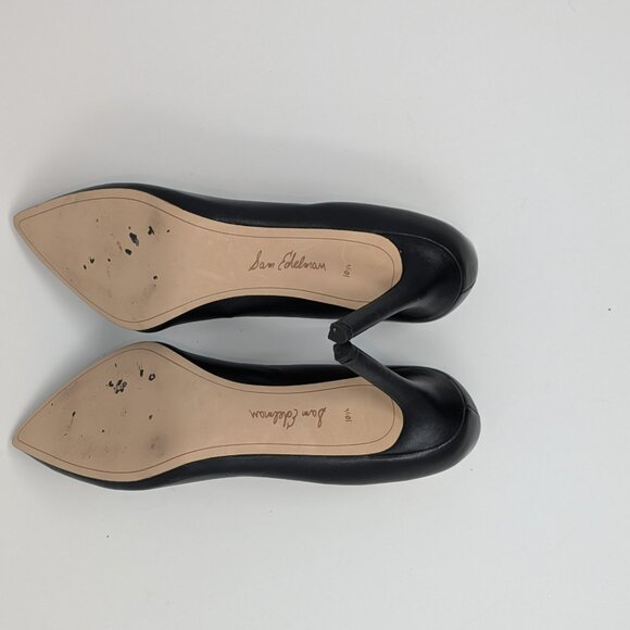 Sam Edelman Black Heels Pointed Toe Size 10.5 - Picture 6 of 10